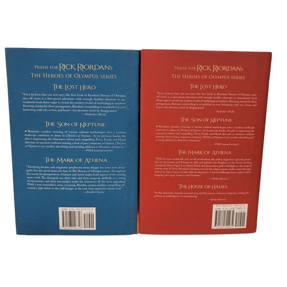 Disney The Heroes of Olympus book 4 & 5 The House of Hades And Ahe Blood of Olym - Picture 6 of 8